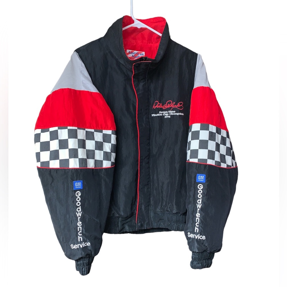 VTG Dale Earnhardt Seven-Time Winston Cup Champion Goodwrench Full Zip Jacket L